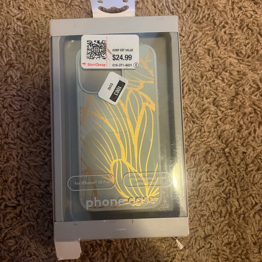 iPhone 13 Pro case. Box is kind of torn but case is in perfect condition